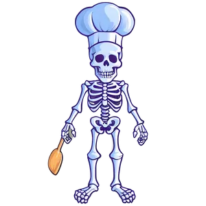 Chef Skeleton Cartoon Png Cou PNG Image