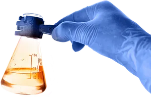 Chemical Experiment Erlenmeyer Flask PNG Image