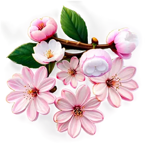 Cherry Blossom Emoji Png Duk59 PNG Image