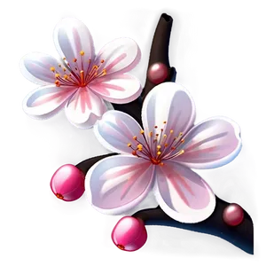 Cherry Blossom Emoji Png Yqg5 PNG Image