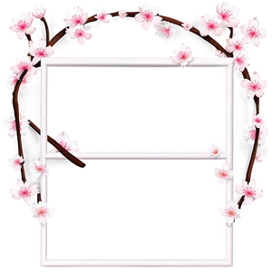 Cherry Blossom Frame Png 06292024 PNG Image