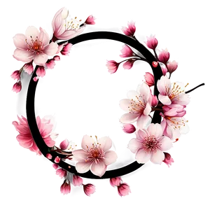 Cherry Blossom Frame Png Uyg PNG Image