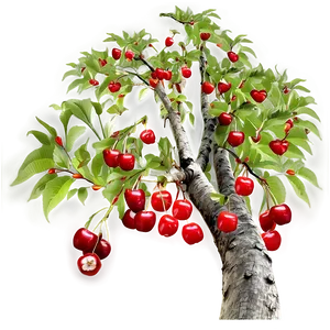 Cherry Tree Orchard Png Vhn PNG Image