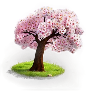 Cherry Tree Path Png Rha PNG Image