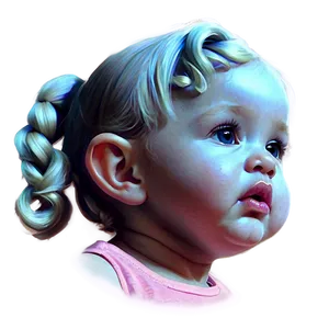 Cherubic Baby Girl Drawing Png 23 PNG Image