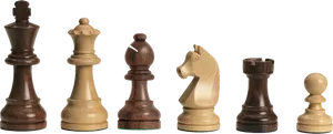 Chess Pieces Display PNG Image