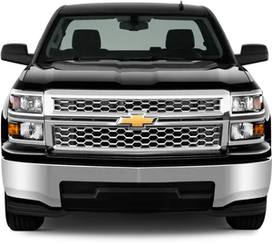 Chevrolet Silverado Front View PNG Image