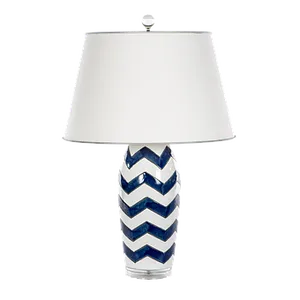 Chevron Pattern Table Lamp PNG Image