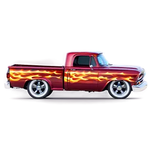 Chevy Truck With Flames Png 85 PNG Image