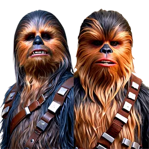 Chewbacca Digital Painting Png Iva PNG Image