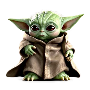 Chibi Baby Yoda Cute Png 06252024 PNG Image