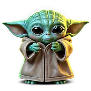 Chibi Baby Yoda Cute Png Jqc17 PNG Image