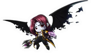 Chibi Demon Warrior PNG Image