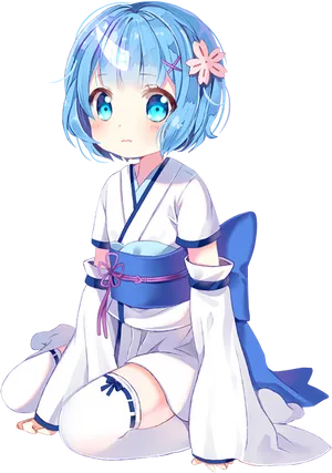 Chibi Remin Kimono.png PNG Image