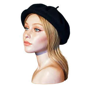 Chic Beret Silhouette Png 84 PNG Image