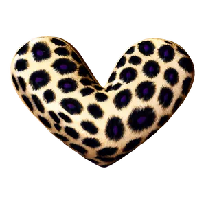 Chic Leopard Love Heart Png Yep PNG Image