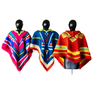 Chic Mexican Poncho Attire Png 98 PNG Image