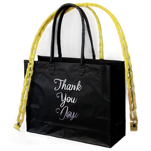 Chic Thank You Shopping Bag Png Hxj PNG Image