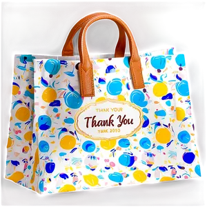 Chic Thank You Shopping Bag Png Tnk PNG Image