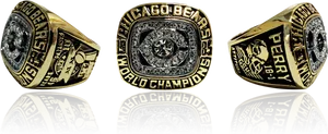 Chicago Bears Super Bowl Championship Ring PNG Image