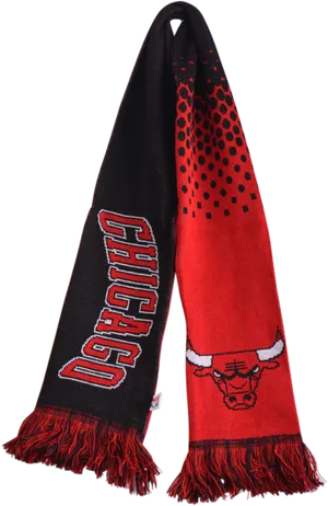 Chicago Bulls Team Scarf PNG Image