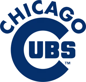 Chicago Cubs Logo Blue Background PNG Image