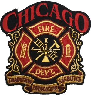 Chicago Fire Department Patch PNG Image