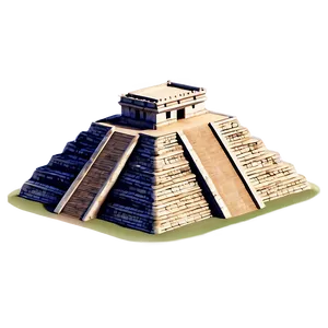 Chichen Itza Aerial Shot Png Eif59 PNG Image