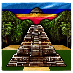 Chichen Itza Illustration Png 06252024 PNG Image