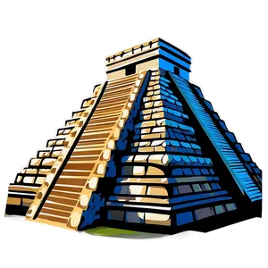 Chichen Itza Illustration Png Ert35 PNG Image