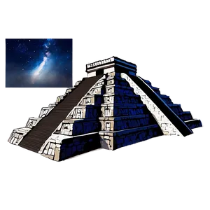 Chichen Itza Night Sky Png 77 PNG Image