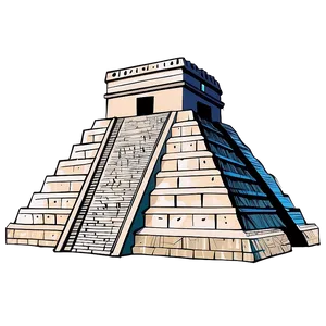 Chichen Itza Pyramid Graphic Png Ujo60 PNG Image