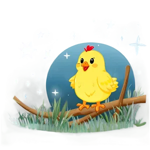 Chicky Under Stars Png Nty78 PNG Image