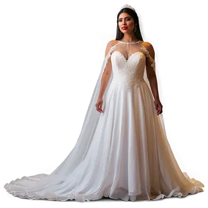 Chiffon Wedding Dresses Png Spc66 PNG Image