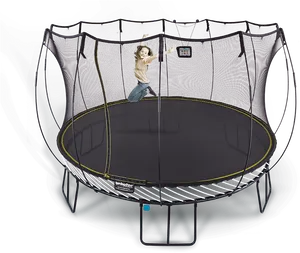 Child Jumpingon Trampoline PNG Image