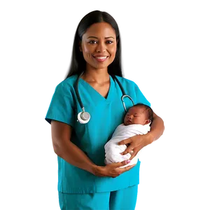 Childbirth Nurse Png 06292024 PNG Image