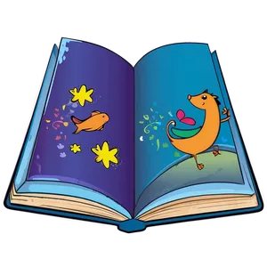 Children's Book Vector Drawing Png Fmd PNG Image