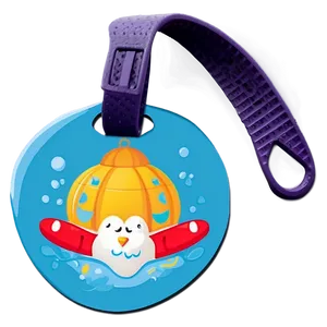 Children's Luggage Tag Png Vkv42 PNG Image