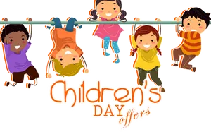 Childrens Day Celebration Illustration PNG Image