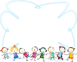 Childrens Doodle Frame PNG Image