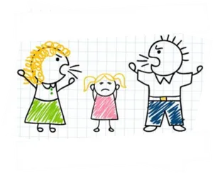 Childs Drawing Family Argument PNG