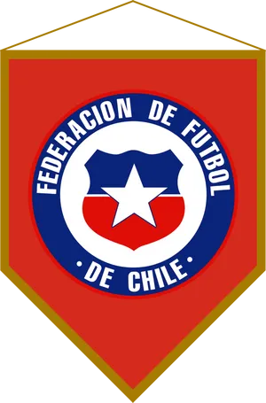 Chilean Football Federation Pennant PNG Image