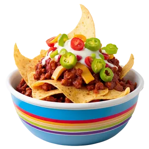 Chili Cheese Nachos Treat Png Sxx70 PNG Image