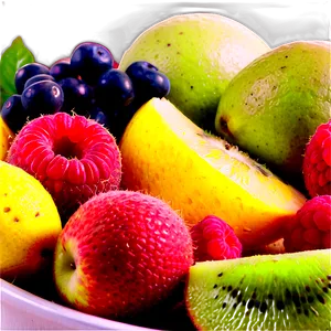 Chilled Fruit Bowl Png Imm PNG Image