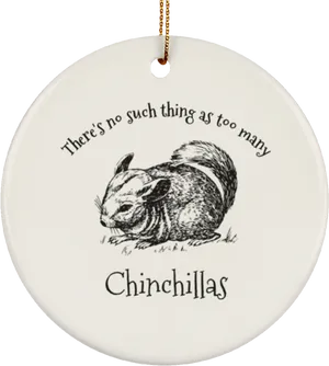 Chinchilla Ornament Graphic PNG Image