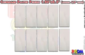 Chipboard Player Pieces Board Game Components PNG