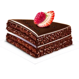 Chocolate Cake Slice Png Sms PNG Image