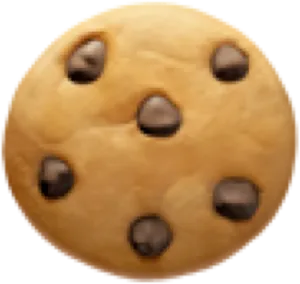 Chocolate Chip Cookie Closeup PNG