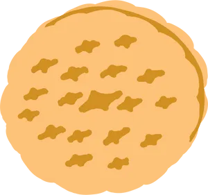 Chocolate Chip Cookie Illustration.png PNG Image