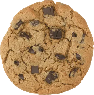 Chocolate Chip Cookie Top View.png PNG Image